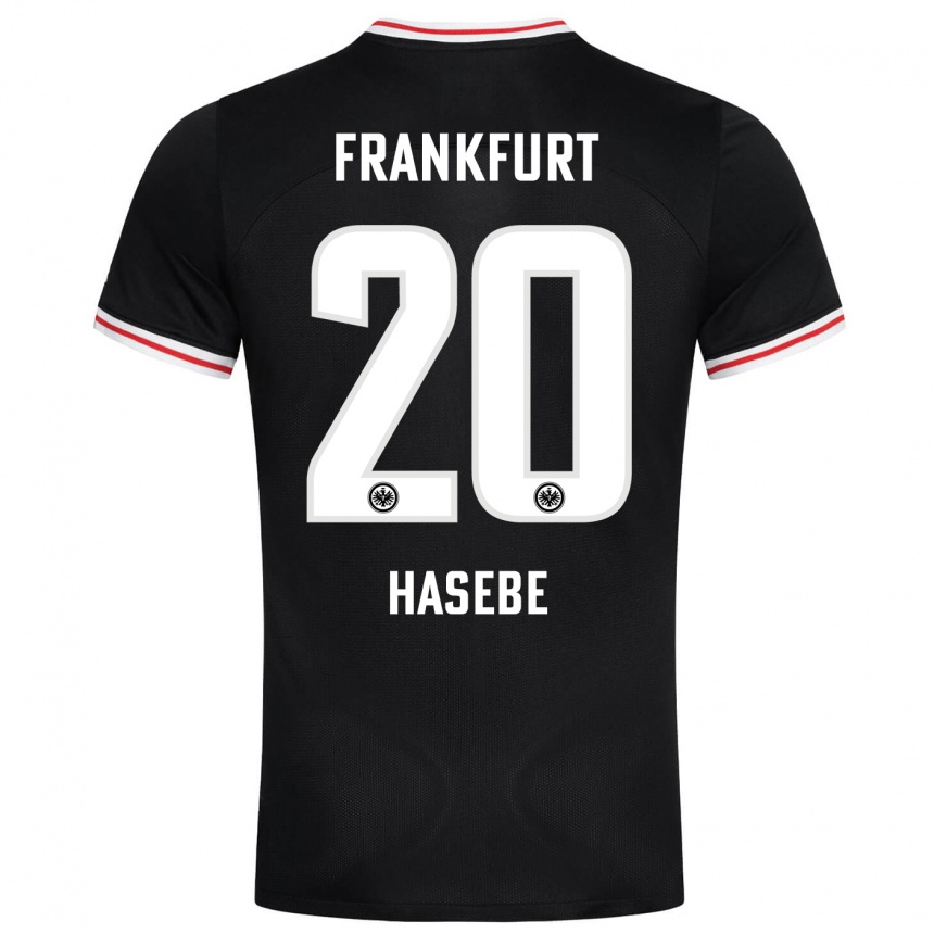 Niño Fútbol Camiseta Makoto Hasebe #20 Negro 2ª Equipación 2023/24 México