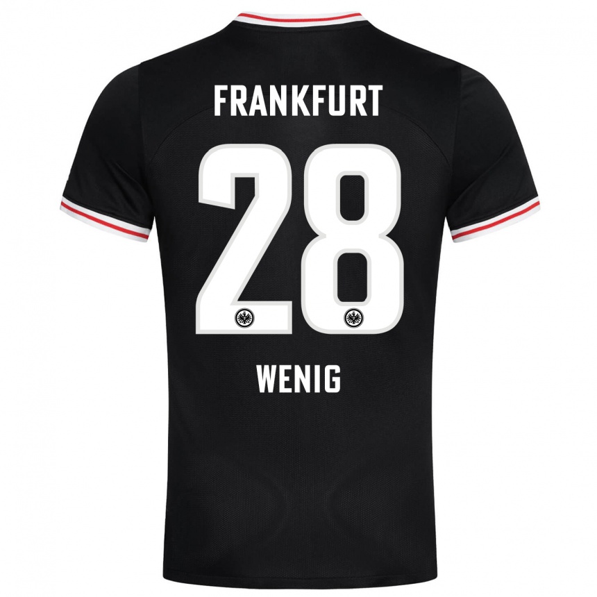 Niño Fútbol Camiseta Marcel Wenig #28 Negro 2ª Equipación 2023/24 México