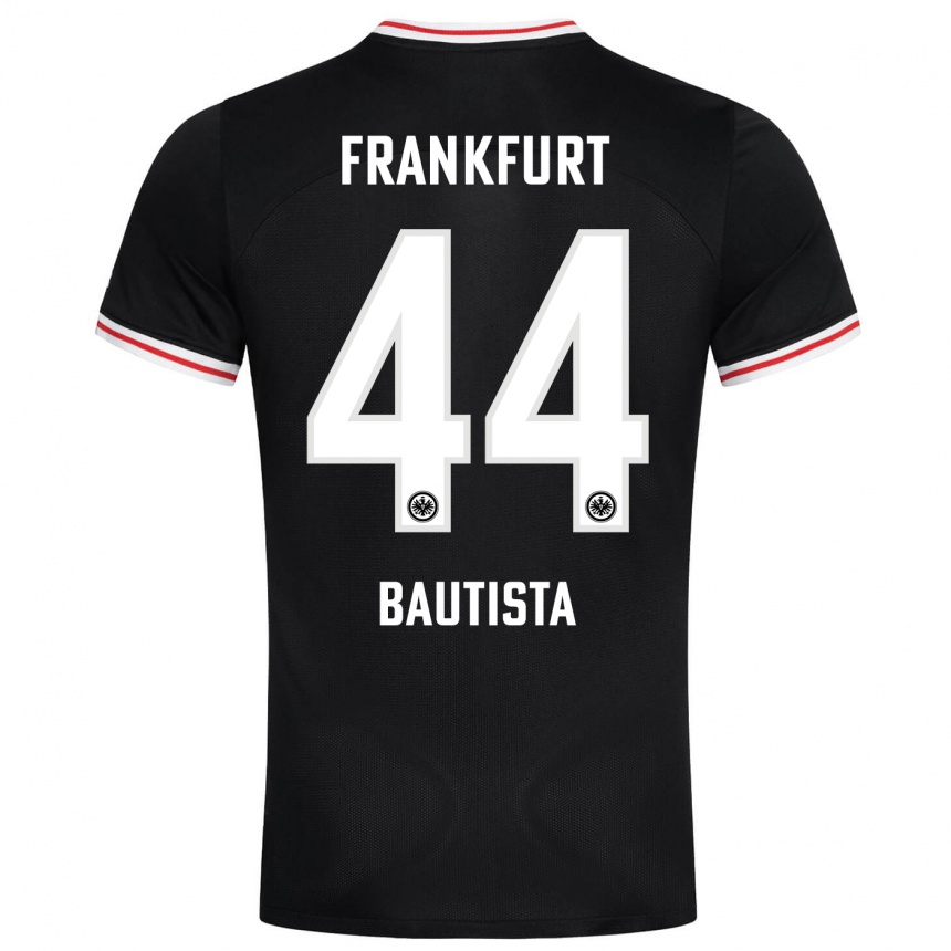 Niño Fútbol Camiseta Davis Bautista #44 Negro 2ª Equipación 2023/24 México