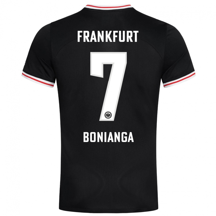 Niño Fútbol Camiseta Phinees Bonianga #7 Negro 2ª Equipación 2023/24 México