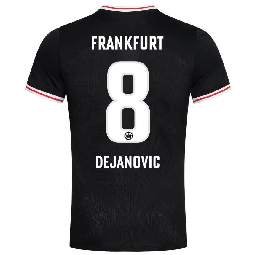 Niño Fútbol Camiseta Daniel Dejanovic #8 Negro 2ª Equipación 2023/24 México