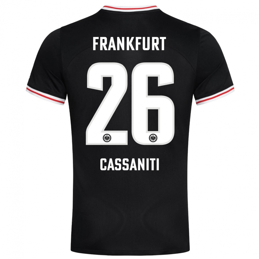 Niño Fútbol Camiseta Nino Cassaniti #26 Negro 2ª Equipación 2023/24 México