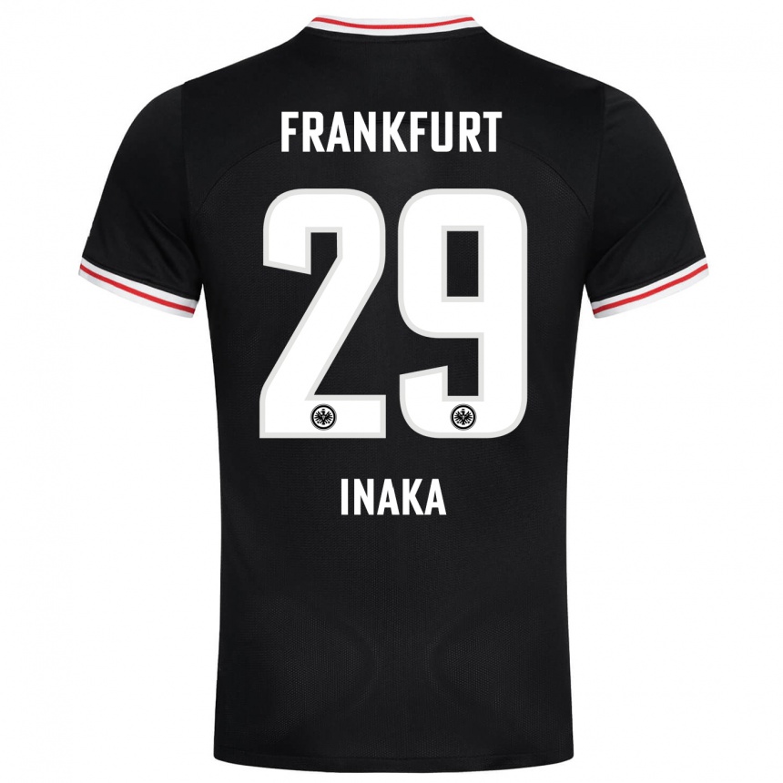 Niño Fútbol Camiseta Arthur Inaka #29 Negro 2ª Equipación 2023/24 México