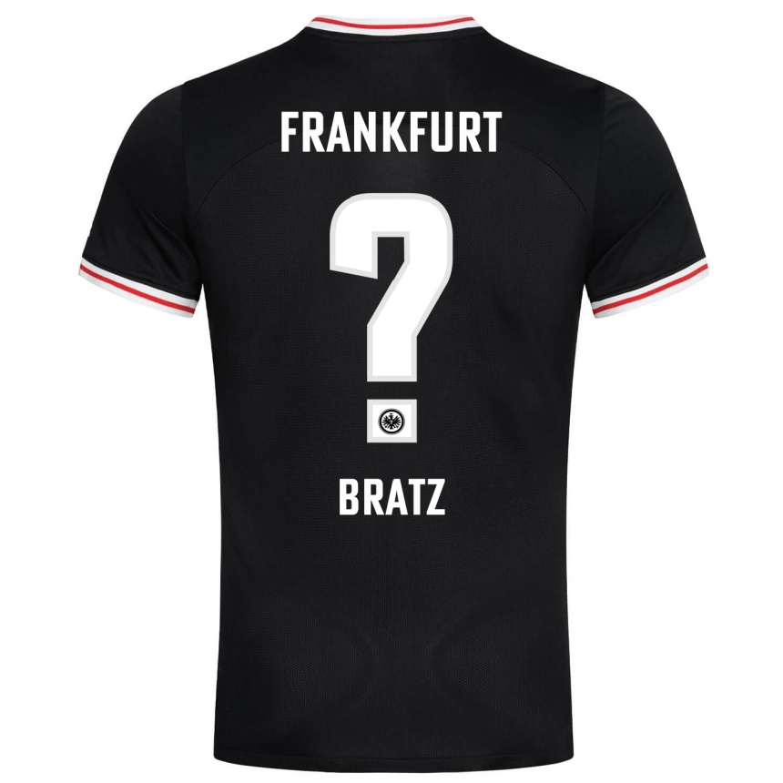 Niño Fútbol Camiseta Julian Brätz #0 Negro 2ª Equipación 2023/24 México