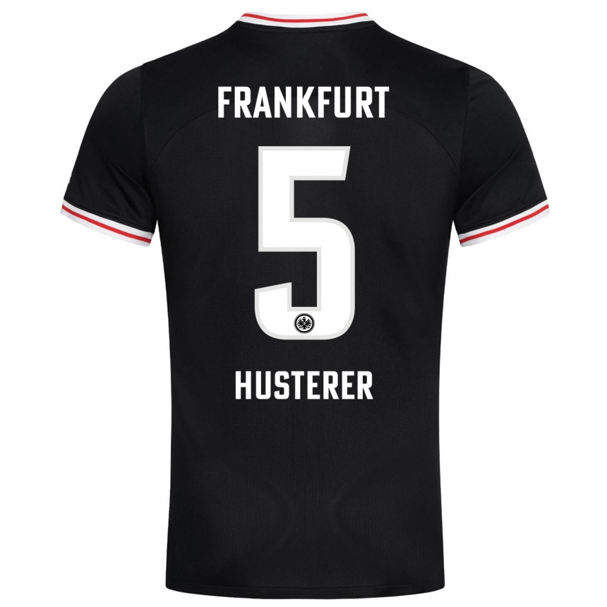 Niño Fútbol Camiseta Lean Husterer #5 Negro 2ª Equipación 2023/24 México