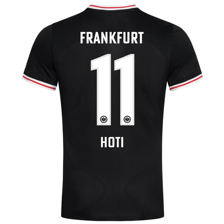 Niño Fútbol Camiseta Leart Hoti #11 Negro 2ª Equipación 2023/24 México