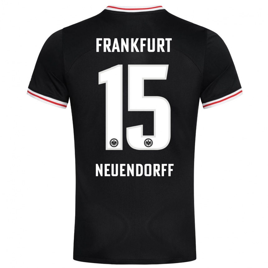 Niño Fútbol Camiseta Nilo Neuendorff #15 Negro 2ª Equipación 2023/24 México