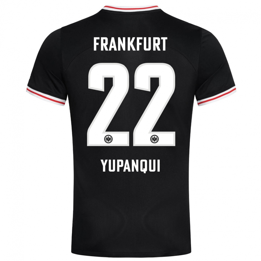 Niño Fútbol Camiseta Philipp Eisele Yupanqui #22 Negro 2ª Equipación 2023/24 México