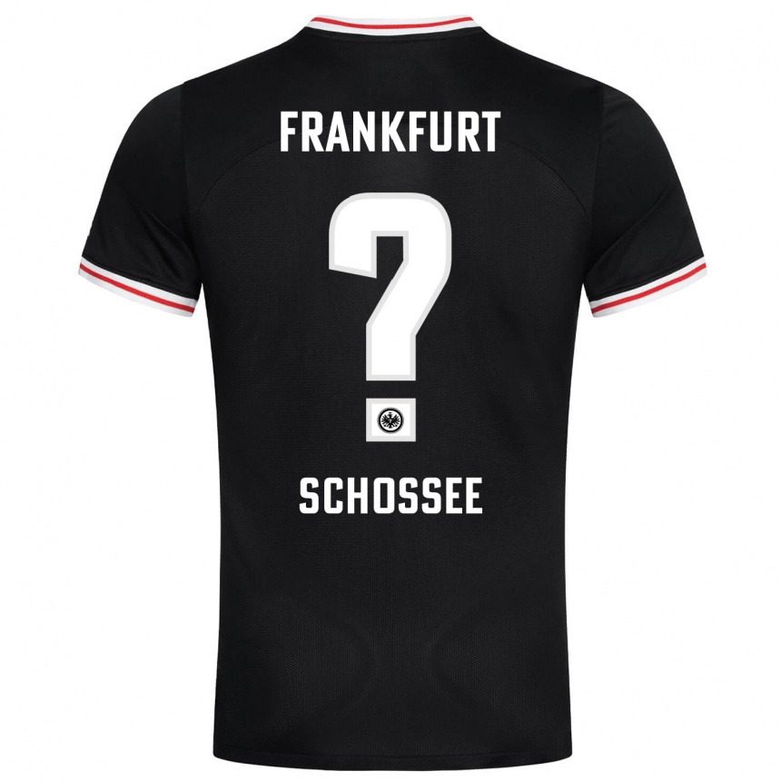 Niño Fútbol Camiseta Maurice Schossee #0 Negro 2ª Equipación 2023/24 México