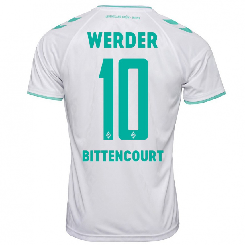 Niño Fútbol Camiseta Leonardo Bittencourt #10 Blanco 2ª Equipación 2023/24 México