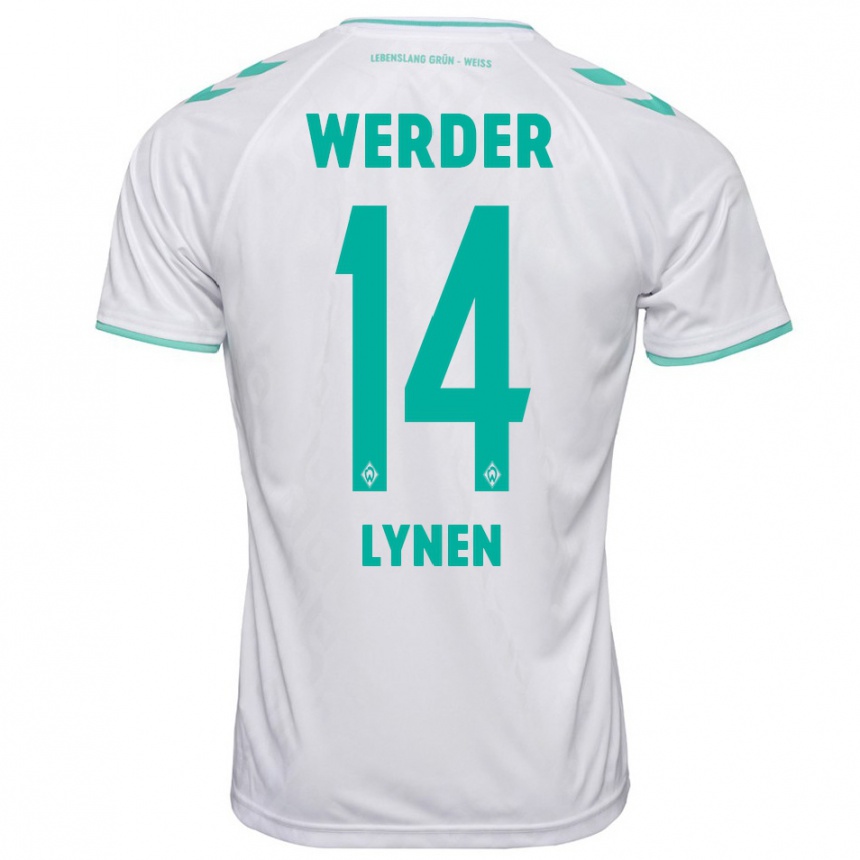 Niño Fútbol Camiseta Senne Lynen #14 Blanco 2ª Equipación 2023/24 México