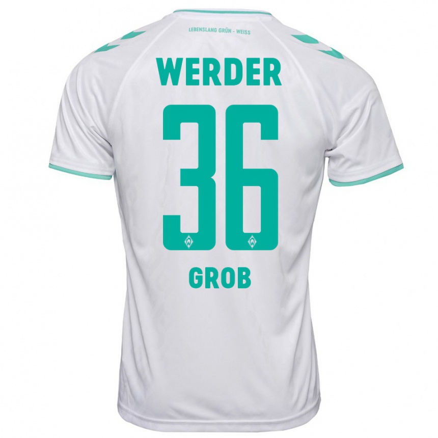 Niño Fútbol Camiseta Christian Groß #36 Blanco 2ª Equipación 2023/24 México