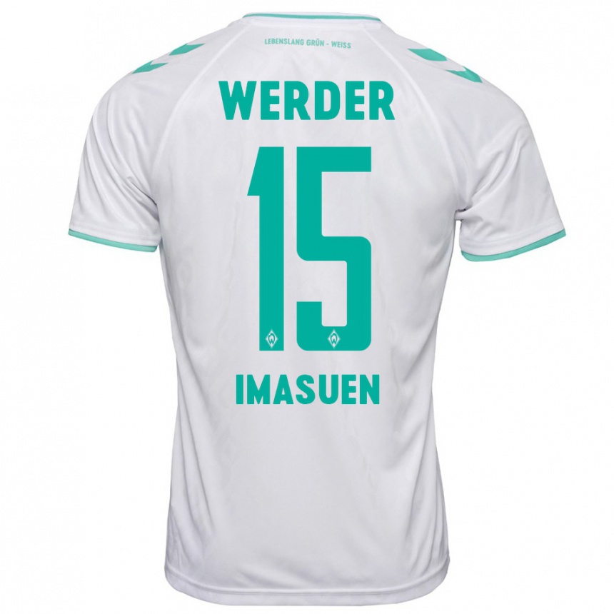 Niño Fútbol Camiseta Joel Imasuen #15 Blanco 2ª Equipación 2023/24 México