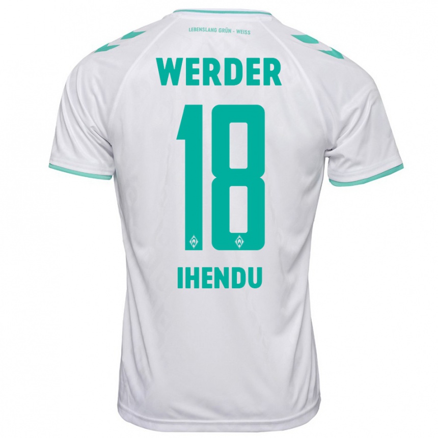 Niño Fútbol Camiseta Daniel Ihendu #18 Blanco 2ª Equipación 2023/24 México