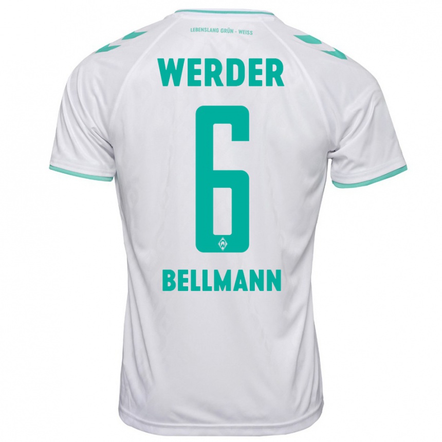 Niño Fútbol Camiseta Paul Bellmann #6 Blanco 2ª Equipación 2023/24 México