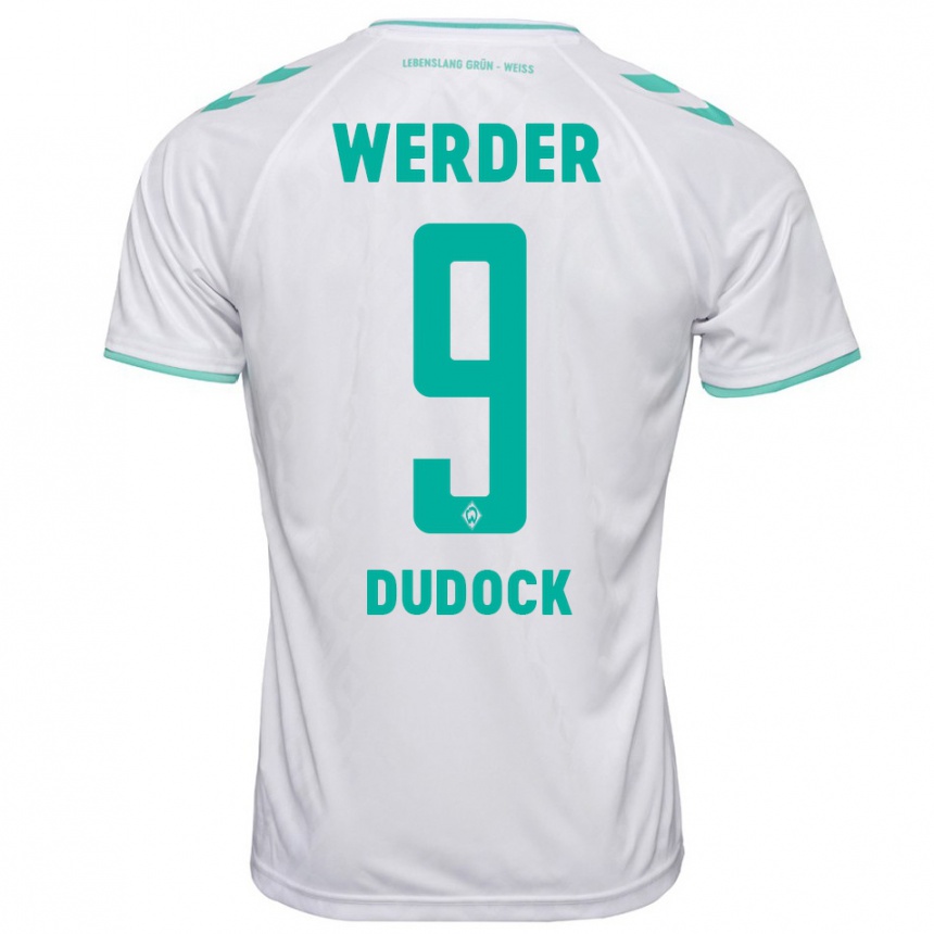 Niño Fútbol Camiseta Joshua Dudock #9 Blanco 2ª Equipación 2023/24 México