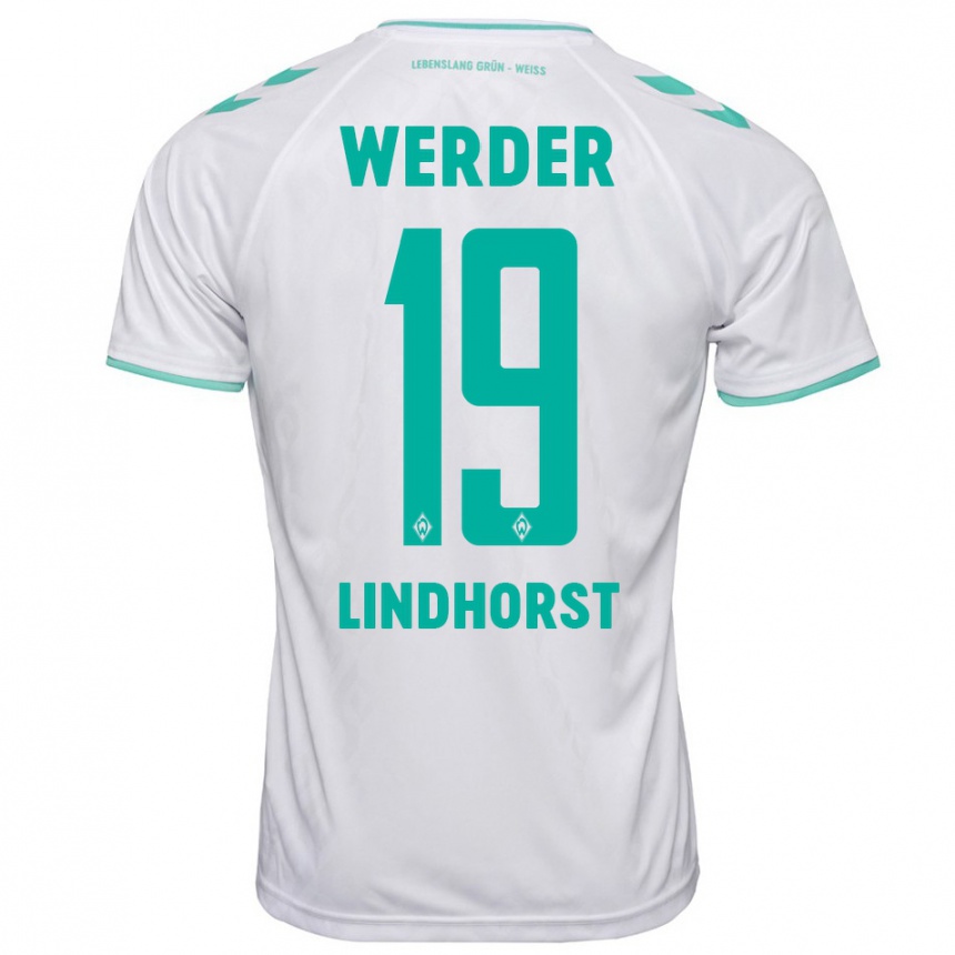 Niño Fútbol Camiseta Jerrit Lindhorst #19 Blanco 2ª Equipación 2023/24 México