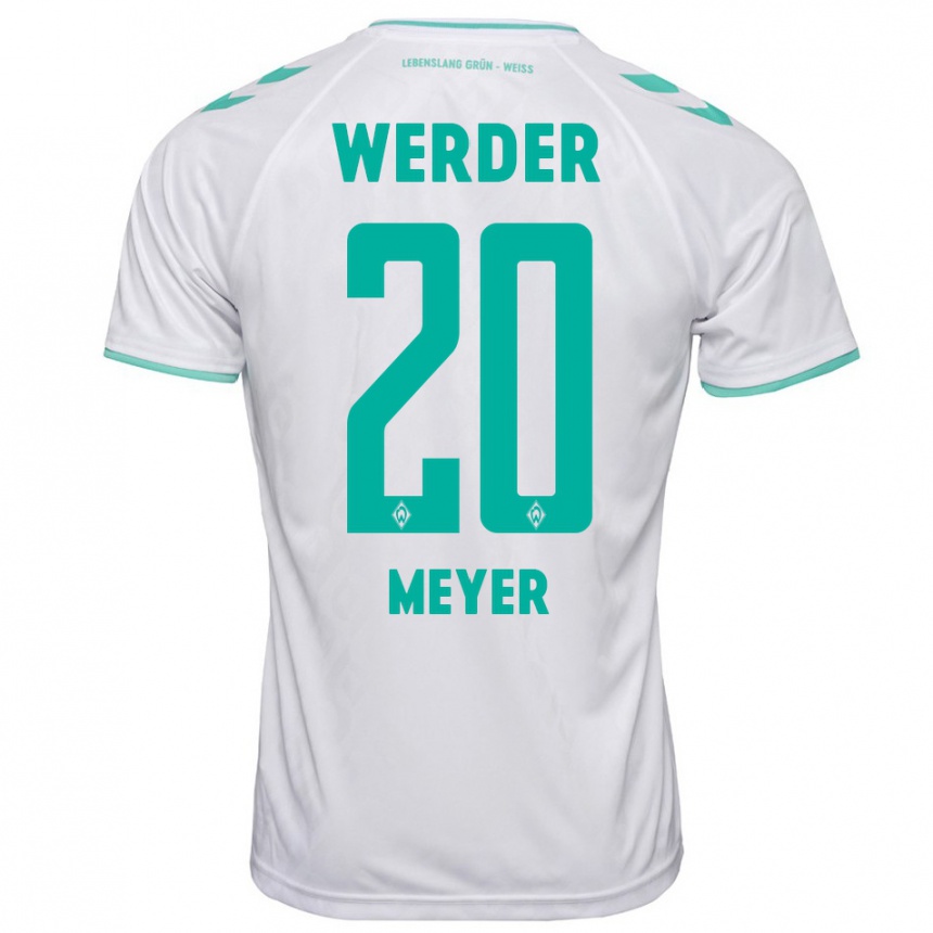 Niño Fútbol Camiseta Keno-Miguel Meyer #20 Blanco 2ª Equipación 2023/24 México