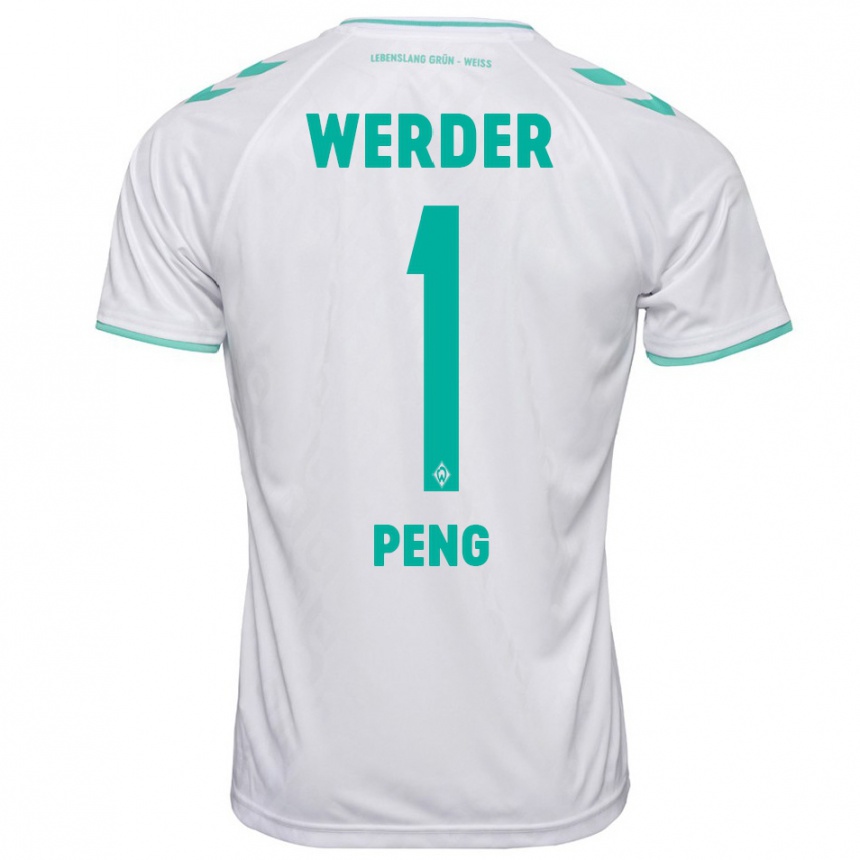 Niño Fútbol Camiseta Livia Peng #1 Blanco 2ª Equipación 2023/24 México