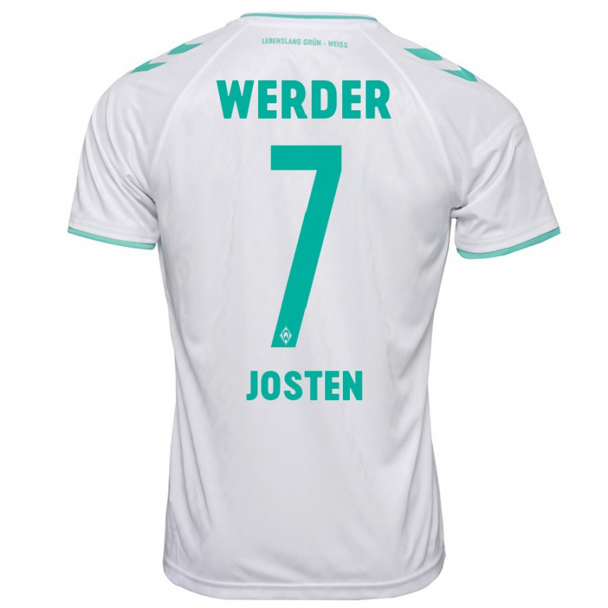 Niño Fútbol Camiseta Lisa Josten #7 Blanco 2ª Equipación 2023/24 México