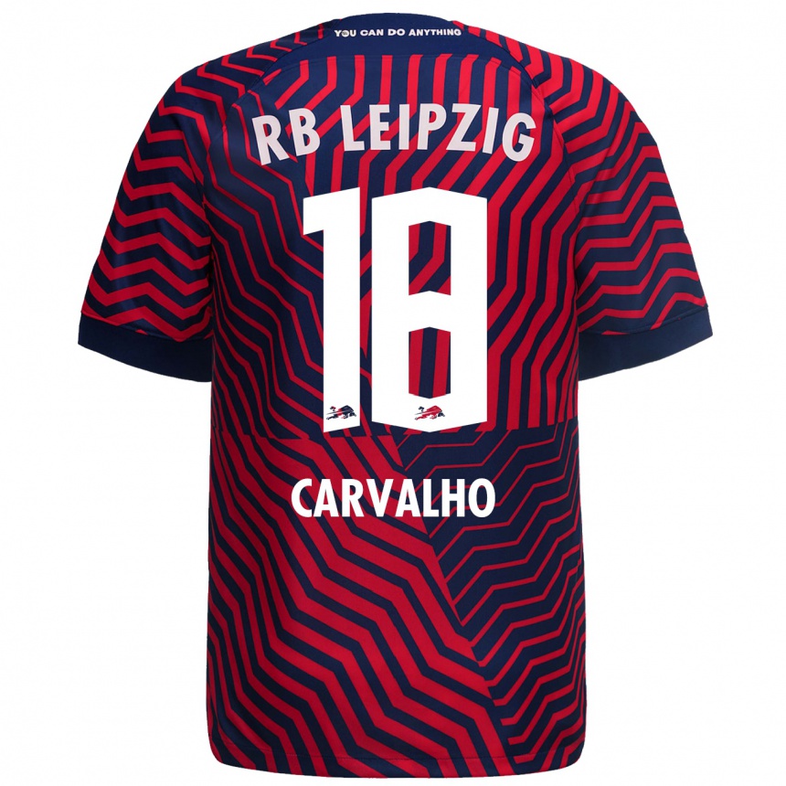 Niño Fútbol Camiseta Fabio Carvalho #18 Azul Rojo 2ª Equipación 2023/24 México