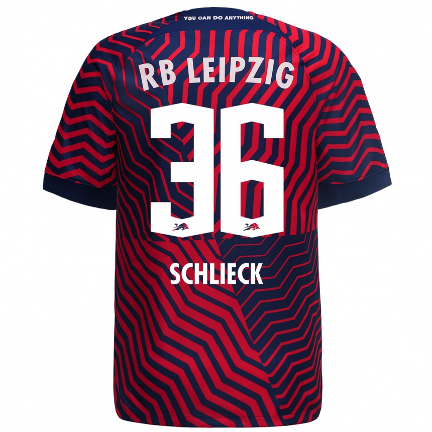 Niño Fútbol Camiseta Timo Schlieck #36 Azul Rojo 2ª Equipación 2023/24 México