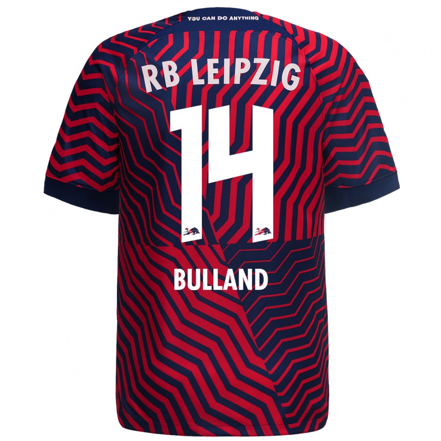 Niño Fútbol Camiseta Anton Bulland #14 Azul Rojo 2ª Equipación 2023/24 México