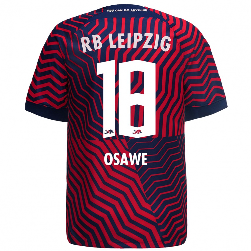 Niño Fútbol Camiseta Winners Osawe #18 Azul Rojo 2ª Equipación 2023/24 México