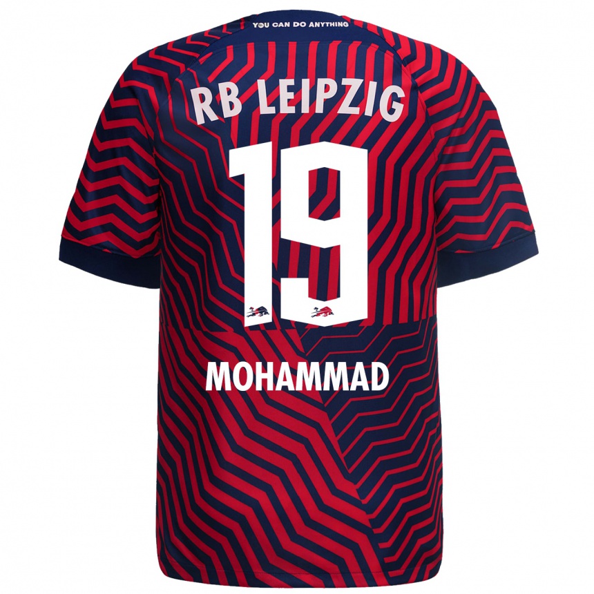 Niño Fútbol Camiseta Sammy Mohammad #19 Azul Rojo 2ª Equipación 2023/24 México