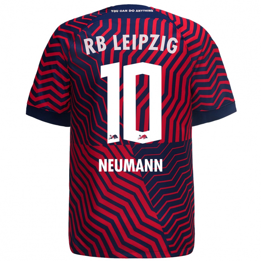 Niño Fútbol Camiseta Cenny Neumann #10 Azul Rojo 2ª Equipación 2023/24 México