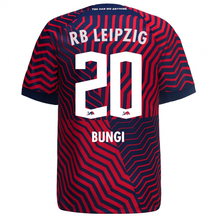 Niño Fútbol Camiseta Joyeux Masanka Bungi #20 Azul Rojo 2ª Equipación 2023/24 México