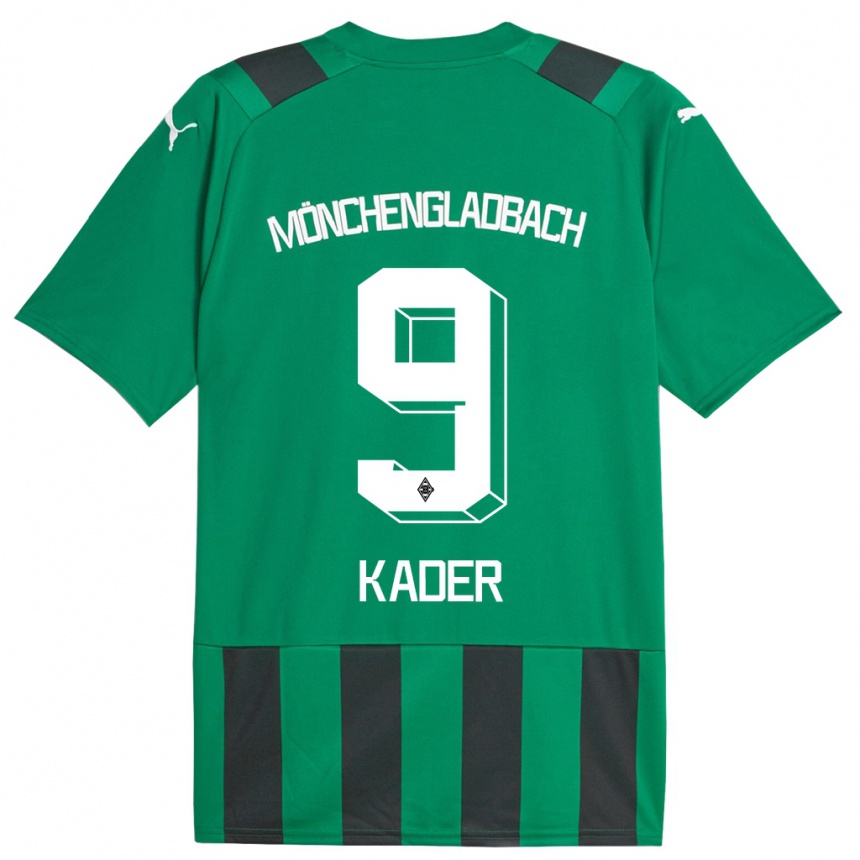 Niño Fútbol Camiseta Cagatay Kader #9 Verde Negro 2ª Equipación 2023/24 México