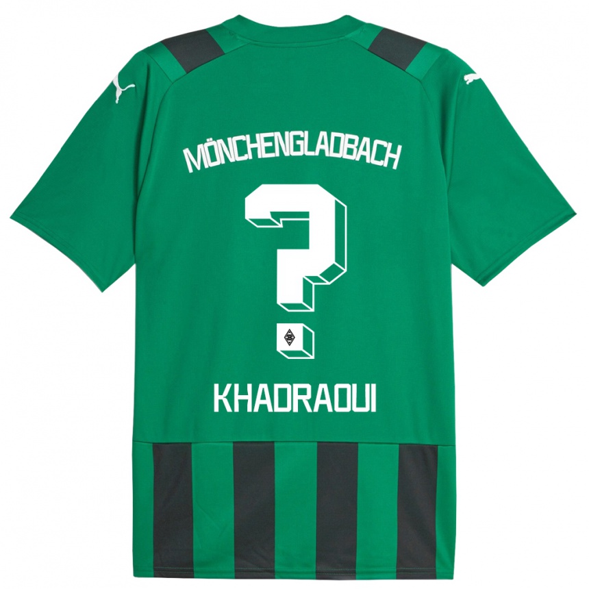 Niño Fútbol Camiseta Elias Khadraoui #0 Verde Negro 2ª Equipación 2023/24 México