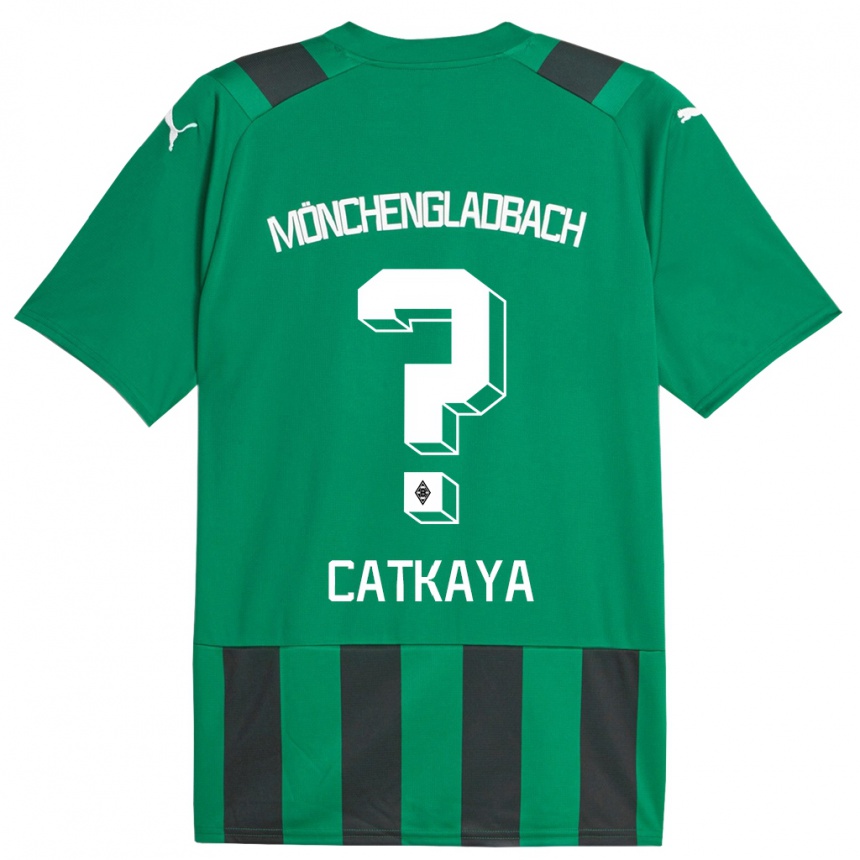 Niño Fútbol Camiseta Talha Catkaya #0 Verde Negro 2ª Equipación 2023/24 México