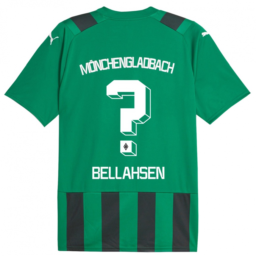 Niño Fútbol Camiseta Joseph Bellahsen #0 Verde Negro 2ª Equipación 2023/24 México