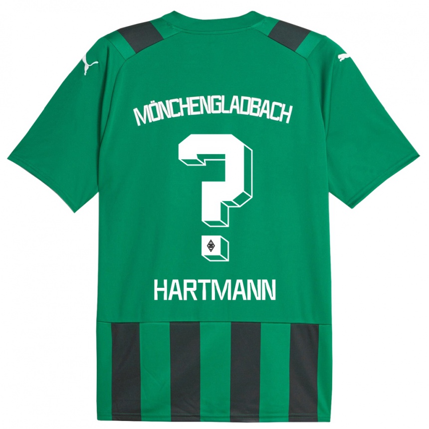 Niño Fútbol Camiseta Miguel Hartmann #0 Verde Negro 2ª Equipación 2023/24 México