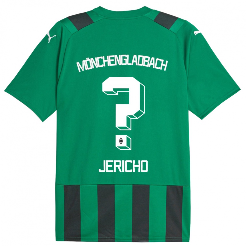 Niño Fútbol Camiseta Aidan Jericho #0 Verde Negro 2ª Equipación 2023/24 México