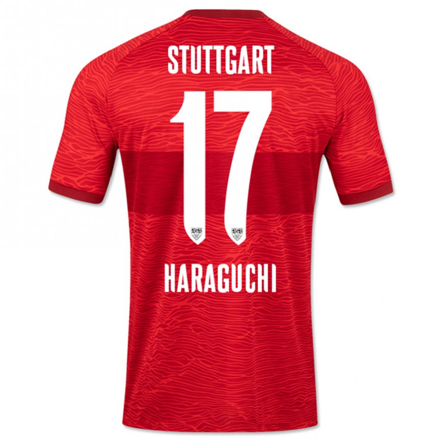 Niño Fútbol Camiseta Genki Haraguchi #17 Rojo 2ª Equipación 2023/24 México