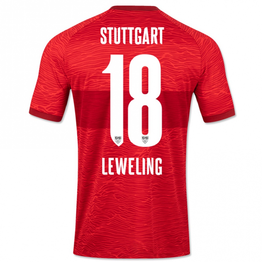 Niño Fútbol Camiseta Jamie Leweling #18 Rojo 2ª Equipación 2023/24 México