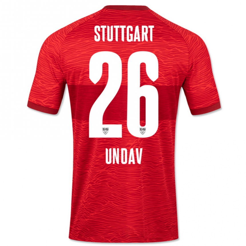 Niño Fútbol Camiseta Deniz Undav #26 Rojo 2ª Equipación 2023/24 México