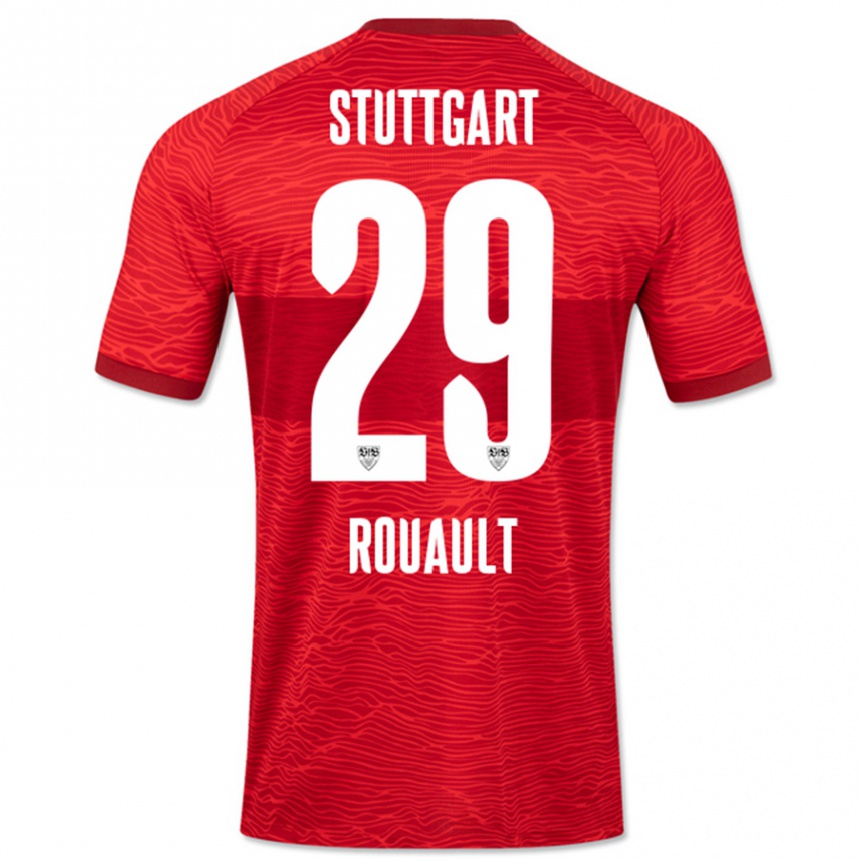 Niño Fútbol Camiseta Anthony Rouault #29 Rojo 2ª Equipación 2023/24 México