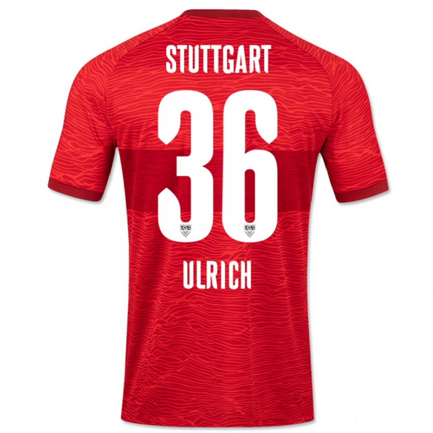 Niño Fútbol Camiseta Laurin Ulrich #36 Rojo 2ª Equipación 2023/24 México