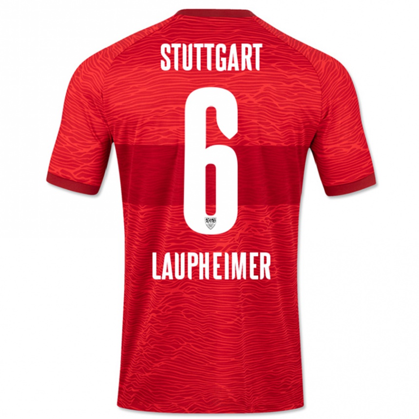 Niño Fútbol Camiseta Lukas Laupheimer #6 Rojo 2ª Equipación 2023/24 México