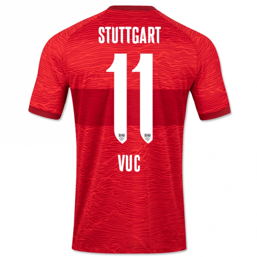 Niño Fútbol Camiseta Patrick Vuc #11 Rojo 2ª Equipación 2023/24 México