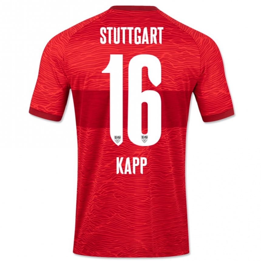 Niño Fútbol Camiseta Patrick Kapp #16 Rojo 2ª Equipación 2023/24 México