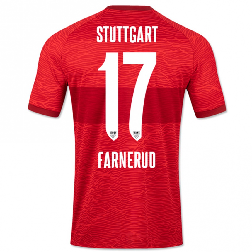 Niño Fútbol Camiseta Colin Farnerud #17 Rojo 2ª Equipación 2023/24 México