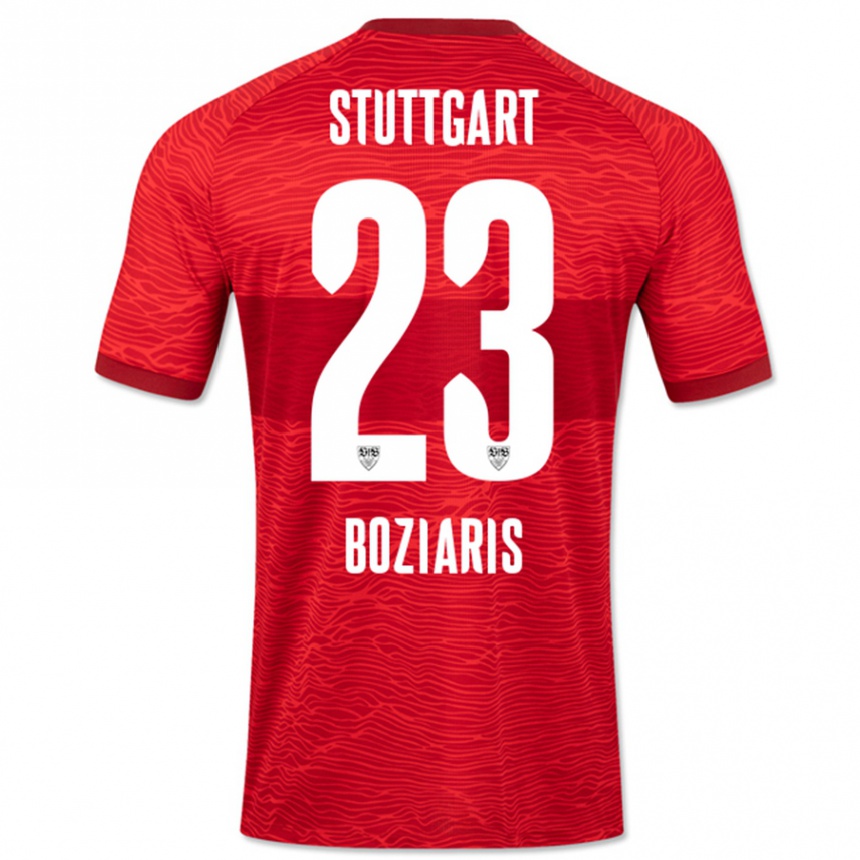 Niño Fútbol Camiseta Giannis Boziaris #23 Rojo 2ª Equipación 2023/24 México