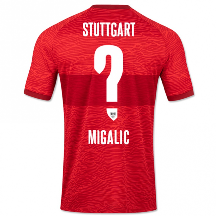 Niño Fútbol Camiseta Dorian Migalic #0 Rojo 2ª Equipación 2023/24 México