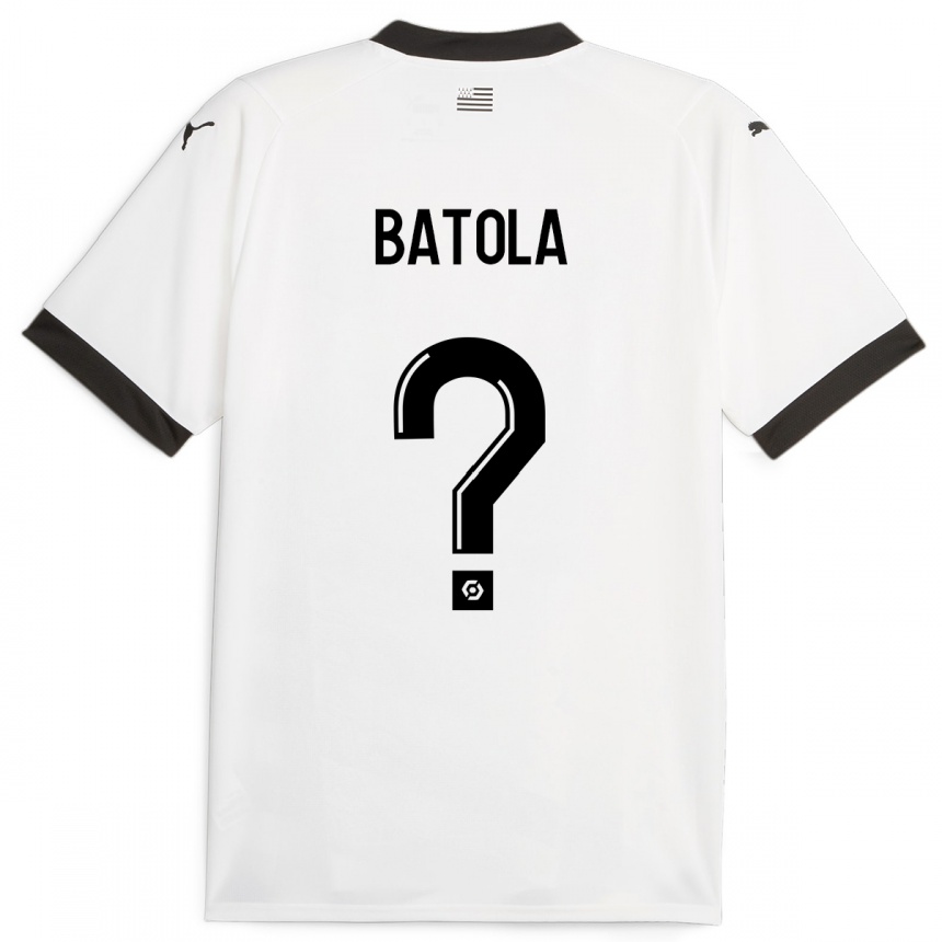 Niño Fútbol Camiseta Yann Batola #0 Blanco 2ª Equipación 2023/24 México