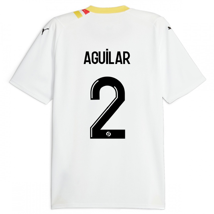 Niño Fútbol Camiseta Ruben Aguilar #2 Negro 2ª Equipación 2023/24 México